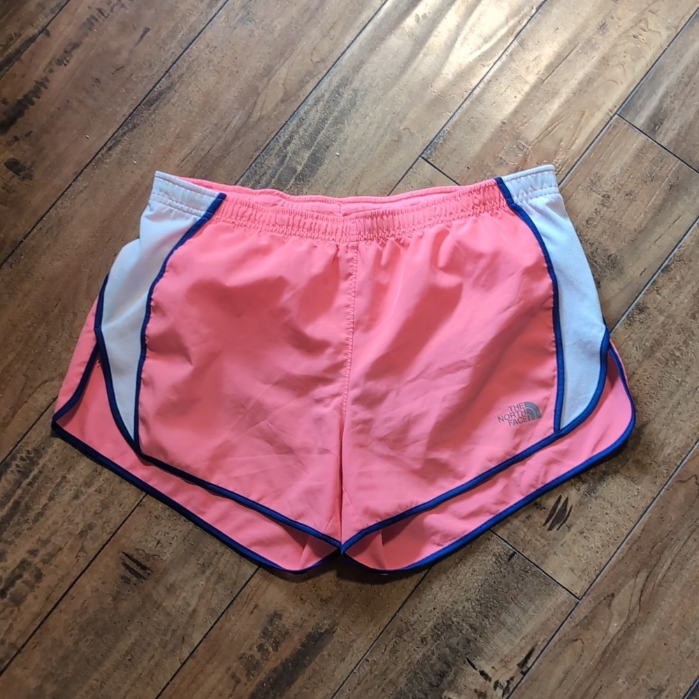 The North Face Women's Coral Pink Athletic Shorts Size M